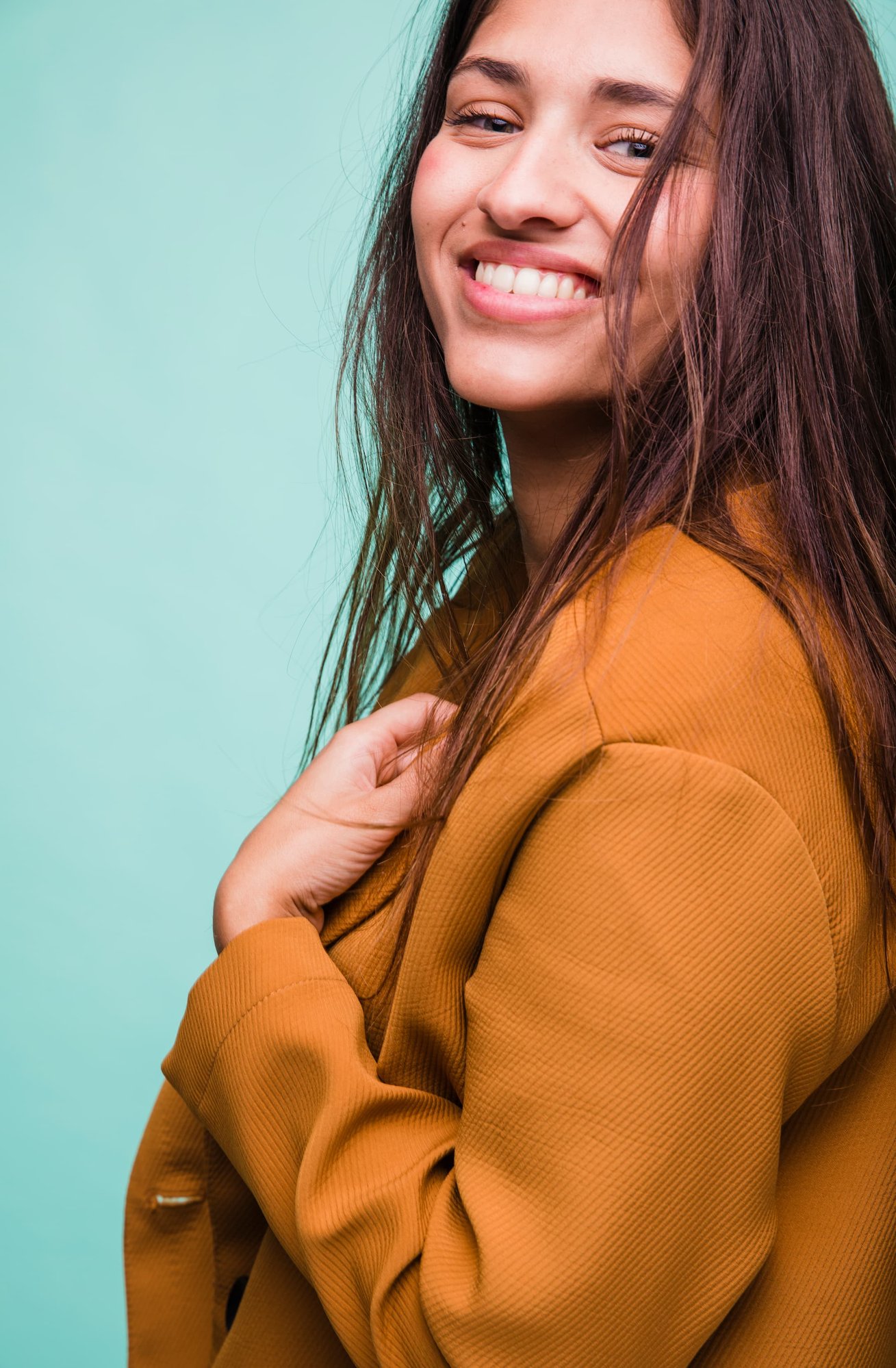 smiling